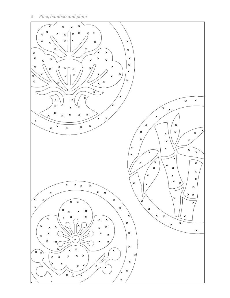 An actual coloring page from this book