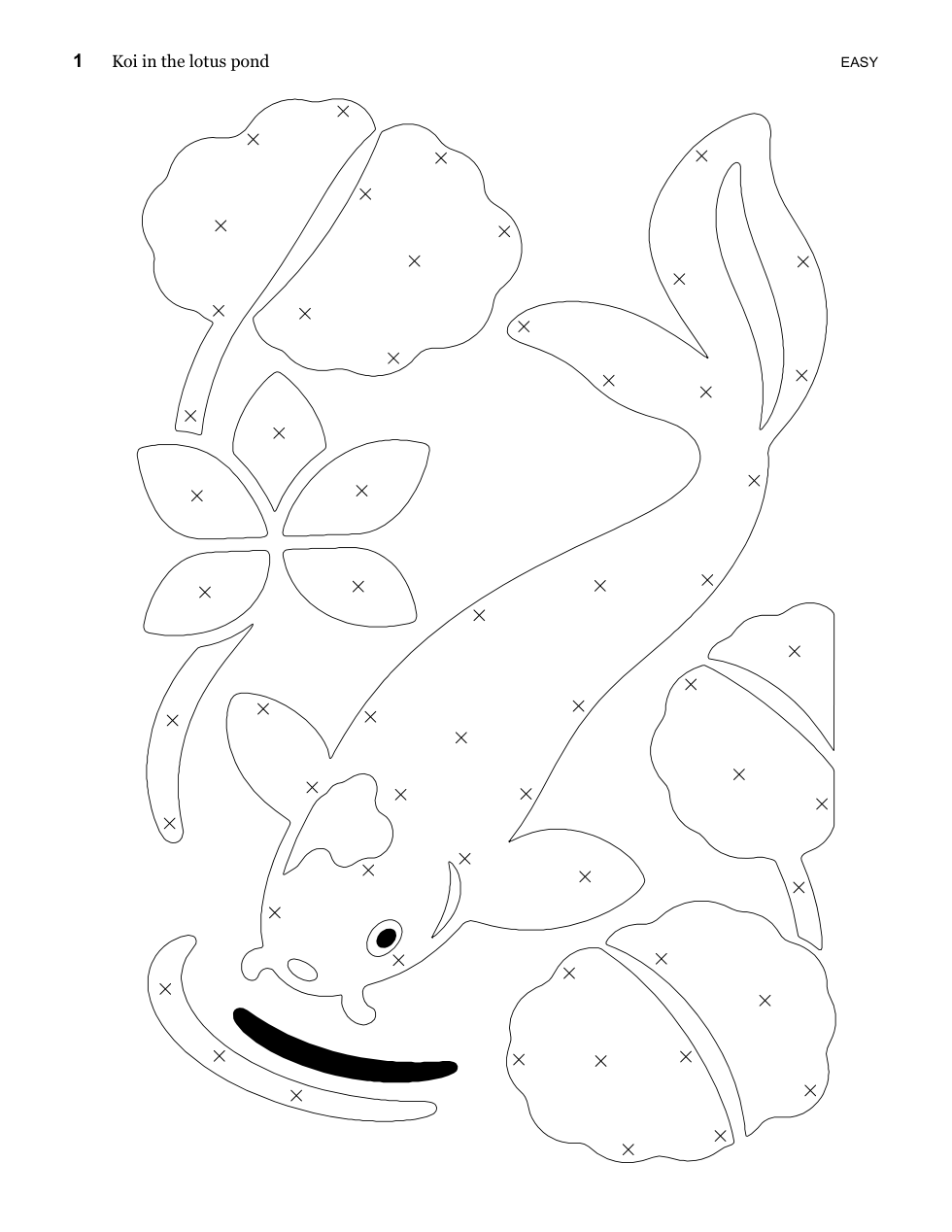 An actual coloring page from this book