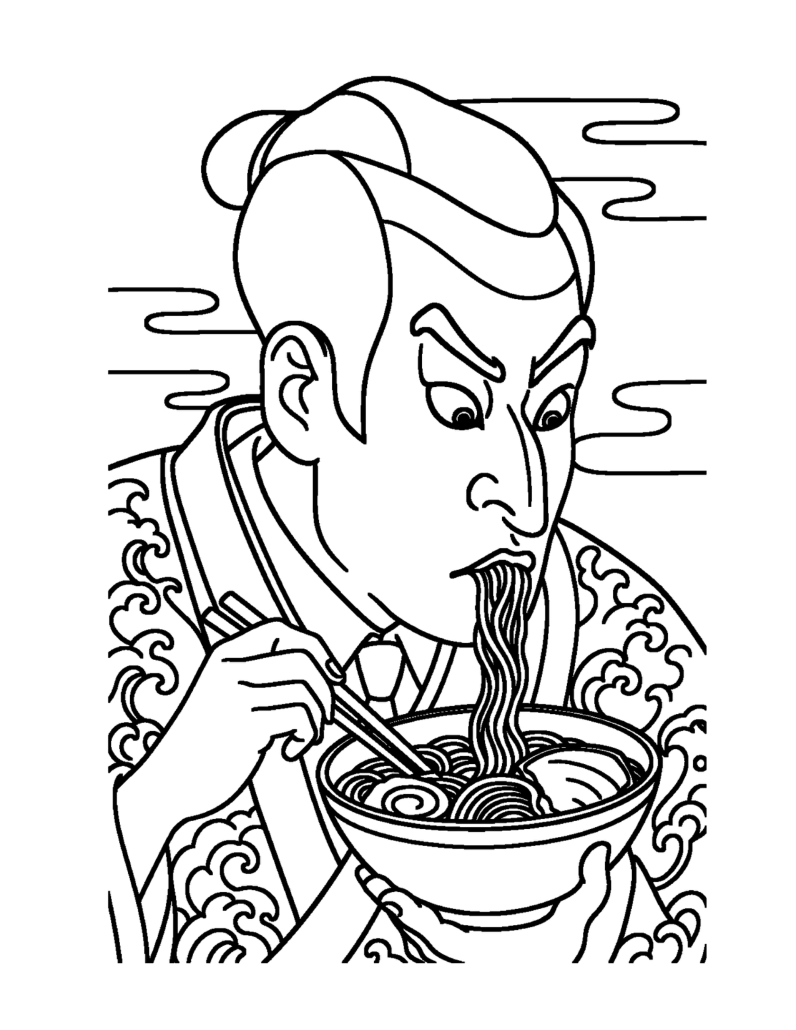 An actual coloring page from this book